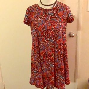 Lularoe Red white and Blue Scarlett Size 12